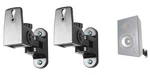 Pair Hidden Wall Swivel Brackets For Dayton Audio B452 4.5" Bookshelf Speakers. Fixed Price $34.95.
