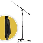 Hola! Music Microphone Stand Tripod Boom Arm Floor Adjustable - Black. Fixed Price $51.94.
