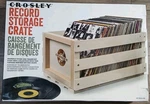 Crosley AC1004A-NA Record Storage Crate Holds Up 75 Albums Natural. Fixed Price $46.75.