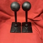 Jbl Control 30 Speaker Invisiball Mounting - Black Wall (pair). Fixed Price $39.99.