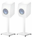Pair 29 Steel White Stands For Kef LS50 Bookshelf Speakers. Fixed Price $74.95.