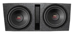 Pyle PLPW12D 12" 3200W 4-OHM Dvc Car Subwoofer And Dual Ported Enclosure. Fixed Price $176.99.