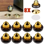 8PCS Adjustable Gold Hifi Speaker Turntable Isolation Stand Feet Pad. Fixed Price $34.59.