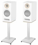 Pair 21 Steel White Stands For Jamo 803 Bookshelf Speakers. Fixed Price $64.95.