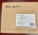 EL-PCB-IC-6 Elan 6-1/2 Inches (160MM) In-ceiling Pre-construction Brackets. Fixed Price $15.00.