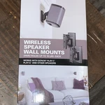 Sanus Swivel Tilt Speaker Wall Mounts For Sonos PLAY:1 PLAY:3 Black Easy Install. Fixed Price $32.00.
