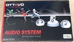 New -ottavo Ipod Docking Station Charger Audio System Amp With 2 Speakers OT1300. Fixed Price $7.99.
