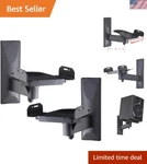Side Clamping Speaker Mounts - 360 Swivel, 10 Tilt, 33 Lbs Capacity. Fixed Price $53.99.