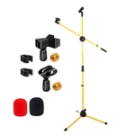 5 Core Microphone Floor Adjustable 63" Tripod Stands W Boom Arm. Fixed Price $18.80.