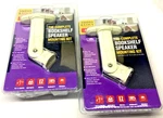 Omnimount Audio Basics Complete Speaker Mounting Kit (AB2-W) Pair Nib. Fixed Price $19.99.