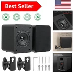 5.1'' Wall Mount Passive Speakers With Dynamic Audio For Home Theater Excellence. Fixed Price $62.99.