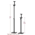 One Pair Speaker Stand Mount Bracket Floor Satellite Height Adjustable Ajb. Fixed Price $39.90.