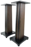 (2) Rockville SS28D Dark Wood Grain 28" Speaker Stands Fits Kef LSX2SW. Fixed Price $134.95.