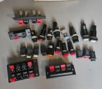 Lot Of Mixed 22 Vintage Nos Switches And Speaker Terminal Boards Audio. Fixed Price $40.00.