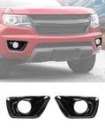 Front Fog Light Cover For Chevy Colorado 2014-2020 Lamp Trim Frame .... Fixed Price $72.97.