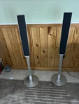 Sony SS-TS46B Home Theater Surround Sound Right & Left Tower Speakers, Silver. Fixed Price $60.00.