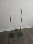 Set Of Genuine Bose UFS-20 Speaker Floor Stands W/ Wires Universal 38". Fixed Price $60.00.
