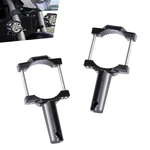 2 Pcs Motorcycle Spotlight Mount Brackets, Alloy Front Fork Lamp .... Fixed Price $40.51.