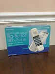Vtg Radioshack Big-button Slim-fone Almond 43-909 New In Box Phone. Fixed Price $29.99.