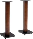 Transdeco Glass Speaker Stand, 30", Dark Oak/black. Fixed Price $186.95.