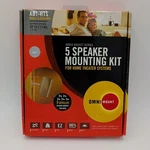 Omnimount AB1-HTS Grey Speaker Mounting Kit Supports 2.5 Lbs Easy Install Nib. Fixed Price $19.95.