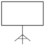 Tripod Projector Screen With Stand 80 Inch 160 Wide Angle 4K Hd 16:9. Fixed Price $87.99.
