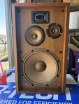 Pioneer CS-77A Speaker Vintage 4-WAY Floor Standing Walnut Cabinet Parts. Fixed Price $129.99.