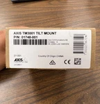 Axis TM3001 Tilt Wall Mount For M3067-P And M3068-P Cameras, White. Fixed Price $27.00.