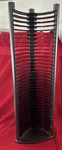 30" Atlantic Black Dvd/game Storage Rack Tower Holds 35 Discs Stand. Fixed Price $35.00.