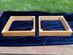 Solid Oak Speaker Stands Risers For Klipsch Heresy Ii, Iii. Fixed Price $150.00.