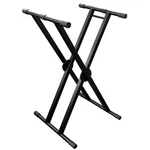 Prox X-KSD200 Double X-style Dj Coffin Keyboard Stand With Ergo Easy Lock. Fixed Price $69.69.