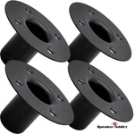 4-PACK Steel Speaker Pole Mounting Socket Cup Top Hat 1-1/2" Tripod Stand Black. Fixed Price $23.99.