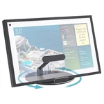 Letlar Tilt Swivel Stand For Echo Show 15, Make Of Aluminum Alloy, Black. Fixed Price $58.99.