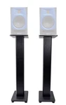(2) Rockville 28" Studio Speaker Stands For Presonus R65. Fixed Price $99.95.