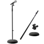 Microphone Stand - Universal Mount With Heavy Compact Base, Height. Fixed Price $36.99.