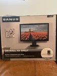 Sanus Tempered Av Wall Shelf For Streaming Devices, Game Consoles VMA401-B1. Fixed Price $40.00.