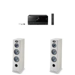 Focal Bundle: Vestia NO4 Light Wood Floorstanding Speakers (2X) + Av Receiver.... Fixed Price $5529.99.