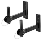 Rockville RPW30 Pair Wall Mount Brackets For Speakers, Swivel And Tilt, 35MM. Fixed Price $59.95.