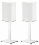 Pair 29 Steel White Stands For Paradigm Pw 600 Bookshelf Speakers. Fixed Price $74.95.