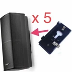 New Bose Slideconnect WB-50 Wall Brackets WB50 Black (aka UB20-II / UB-20).. Fixed Price $106.25.