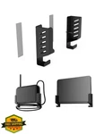 Zzhdesby Wall Mount Laptop Router Holder Rack Black For Wifi Modems Macbooks. Fixed Price $27.99.