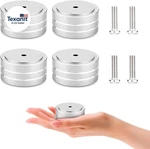 4X Hifi Speaker Spikes Isolation Feet Pad, Aluminum 40X20MM Audio Stand Amp. Fixed Price $31.21.