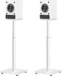 Elived Universal Speaker Stands Height Adjustable 28"-37.4", Bookshelf White. Fixed Price $146.37.