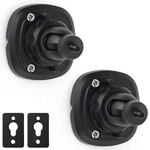 Pack Speaker Wall Mount Holder 1/4"-20 Threaded Keyhole 360 Rotation Black. Fixed Price $33.36.