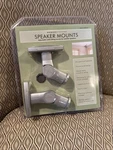 Sanus Systems Speaker Mounts SWMS-01 Silver Wall Ceiling Brackets 8 Lbs Pair New. Fixed Price $25.00.