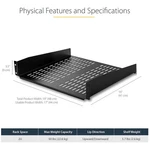 2U Server Rack Shelf - 19" Universal Vented Tray. Fixed Price $77.59.