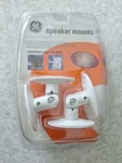 Ge Speaker Wall Or Ceiling Mounts (white) With Hardware 4 2 Each Pack. Fixed Price $10.00.