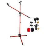 5 Core Microphone Floor Adjustable 63" Tripod Stands W Boom Arm. Fixed Price $18.49.