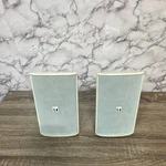 Toa F-1000WT Passive Wired Speaker System Pair White 15W Bare Input. Fixed Price $110.00.