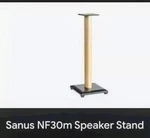 *nib* Sanus Systems Model NF30 Speaker Stands! (mocha Pillars). Fixed Price $119.99.